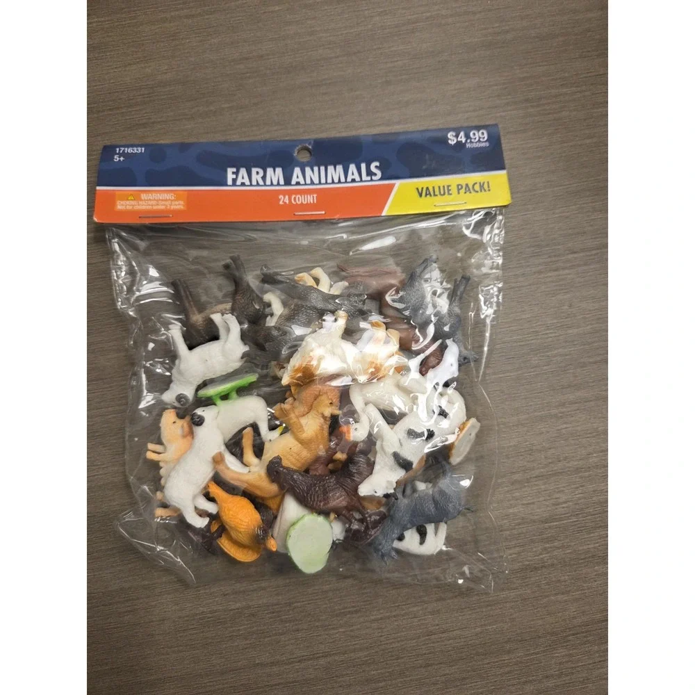 NWT Miniature Farm Animal Trinkets‎ - Lot Of 24