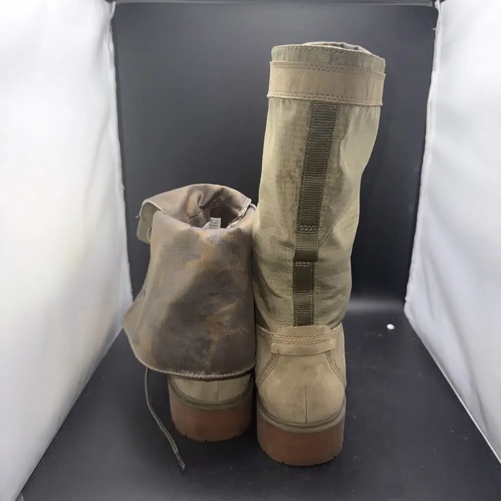 Timberland A2660 Roll Top Combat Boots Olive Camo Women’s US 9.5 A1THJ