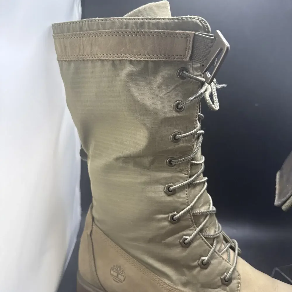 Timberland A2660 Roll Top Combat Boots Olive Camo Women’s US 9.5 A1THJ