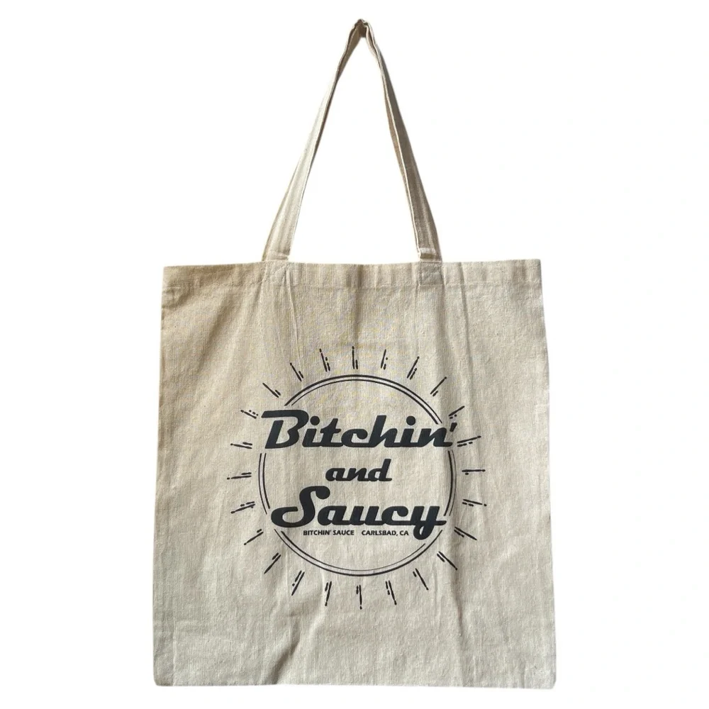 Bitchin’ and Saucy Canvas Tote Bag