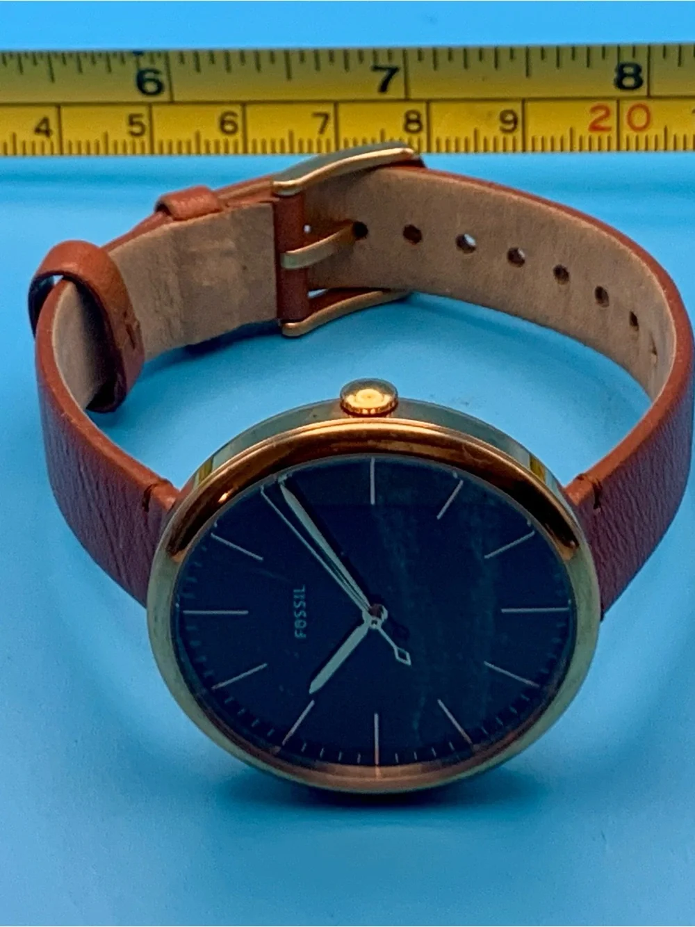 Fossil polishing while