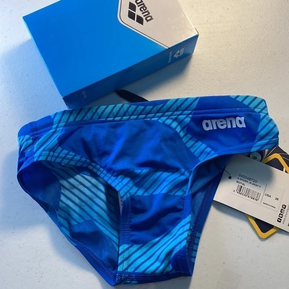 NEW with tags in box Arena youth swim suit brief size 26