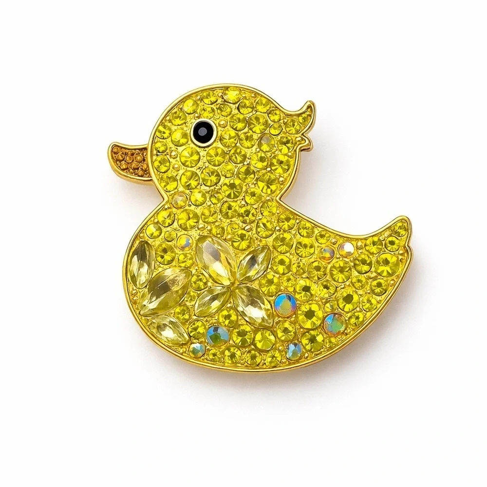 Cute Yellow Duck Brooch