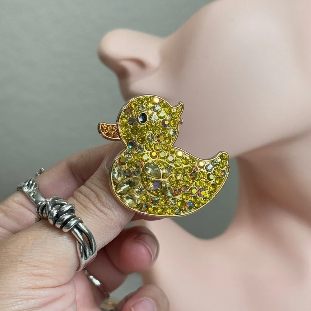 Cute Yellow Duck Brooch