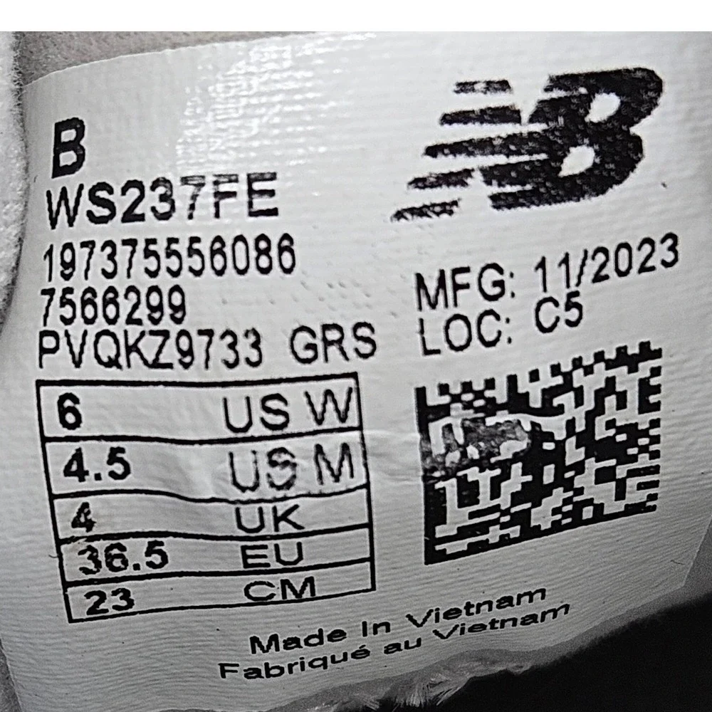 New Balance good gently