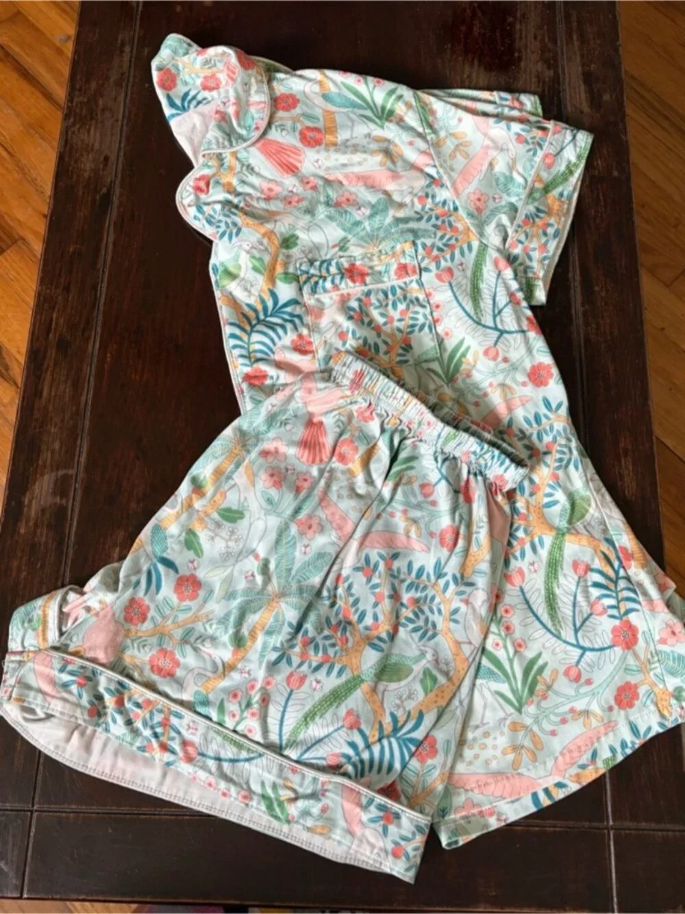 Printed 2 Piece Pajamas Set