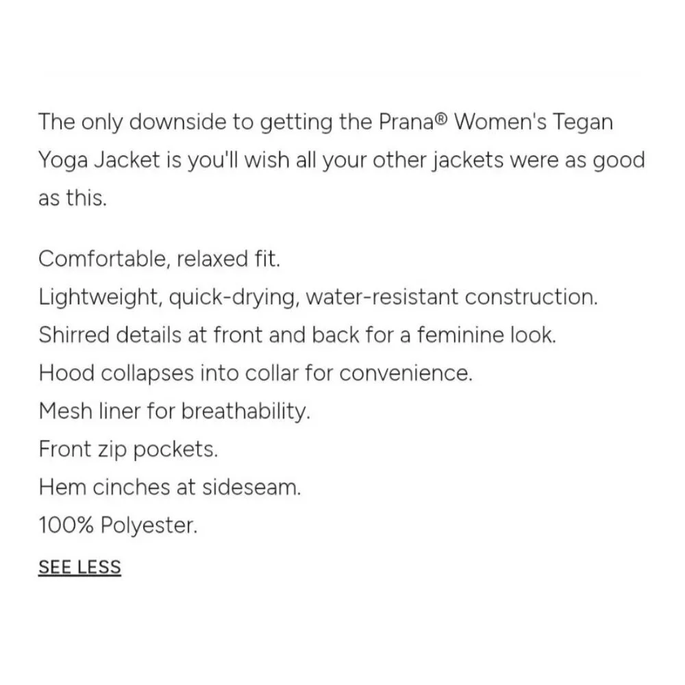 Prana women tegan