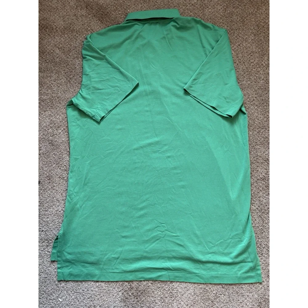 Ralph Lauren Golf Performance Polo Shirt Mens Large Green Short Sleeve Stretch‎