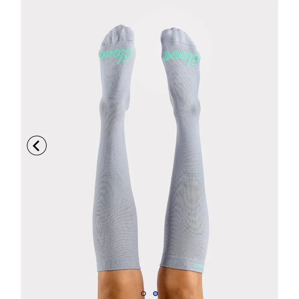 Clove Compression Socks‎ 20-30mmHg Graduated Support Forever Blue sz Large women