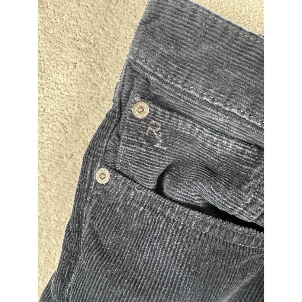 Polo Ralph Lauren 67 Corduroy Black Pants Size 36x32 Superior Quality Dry‎ Goods