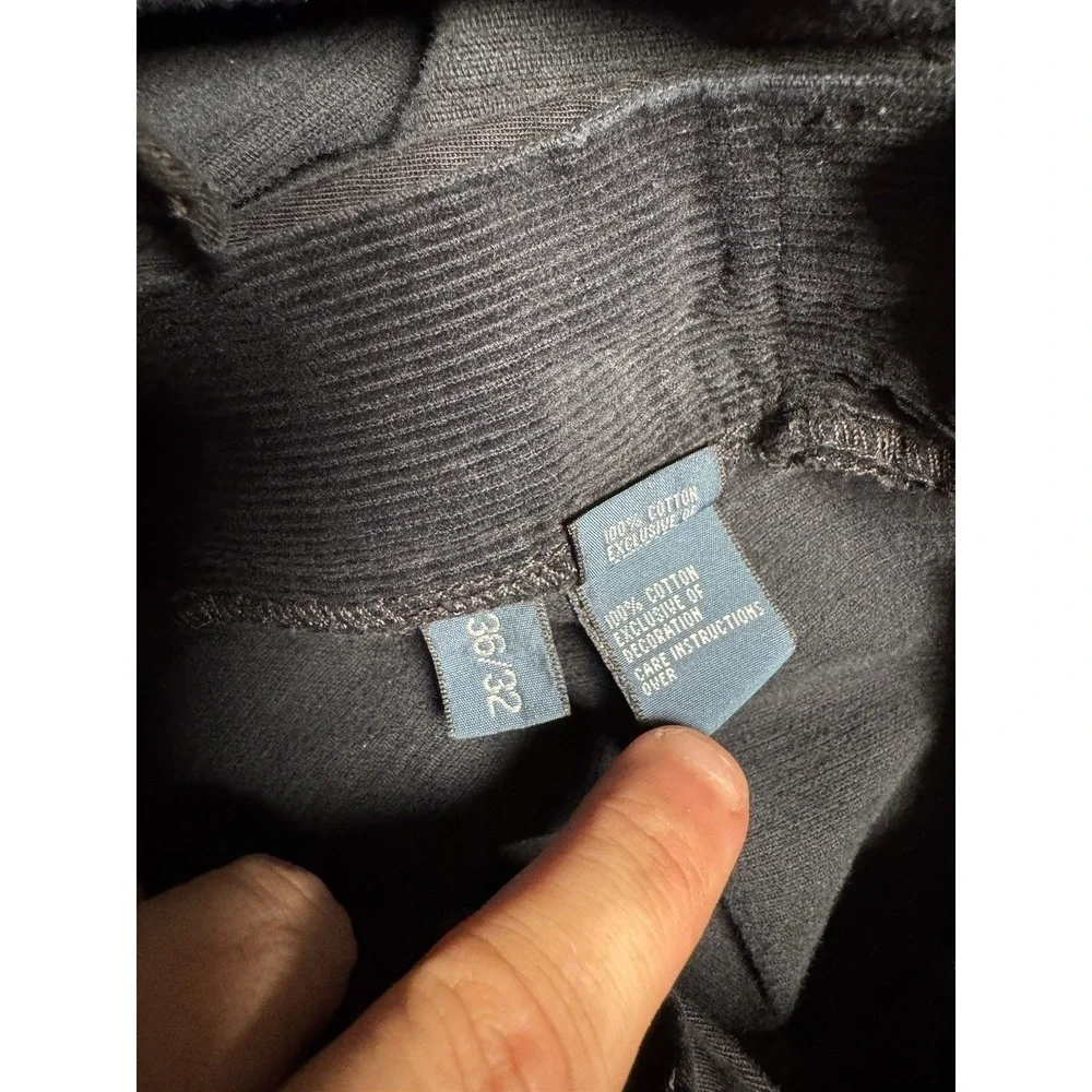 Polo Ralph Lauren 67 Corduroy Black Pants Size 36x32 Superior Quality Dry‎ Goods
