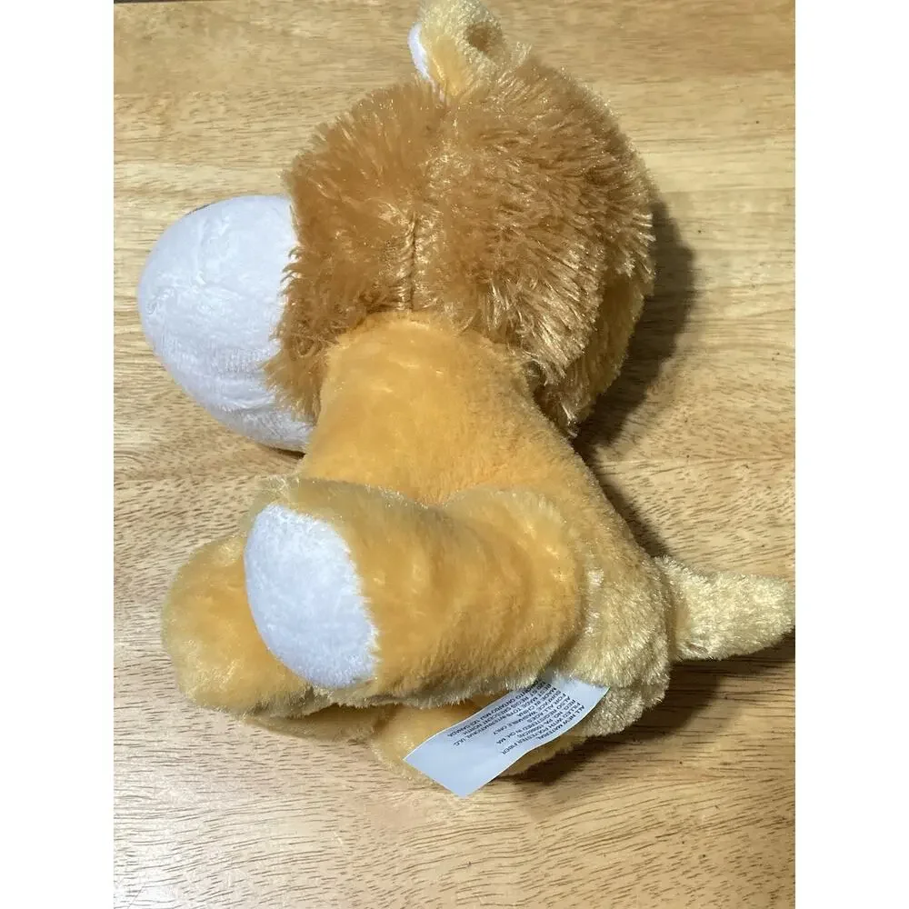 Best Made‎ Toys Lion Plush Tan Stuffed Animal Big Sparkling Eyes