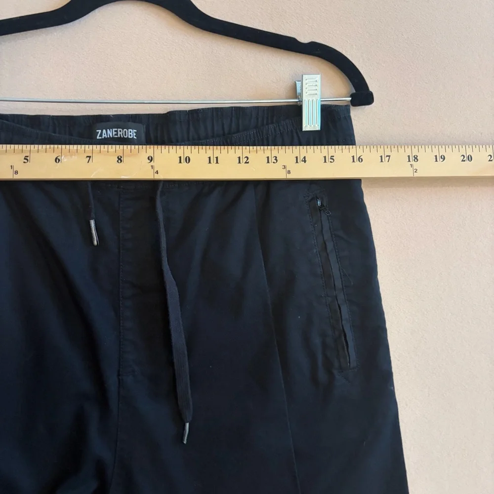 Zanerobe Men’s Chino Pants with‎ Drawstring Waist 32” Black