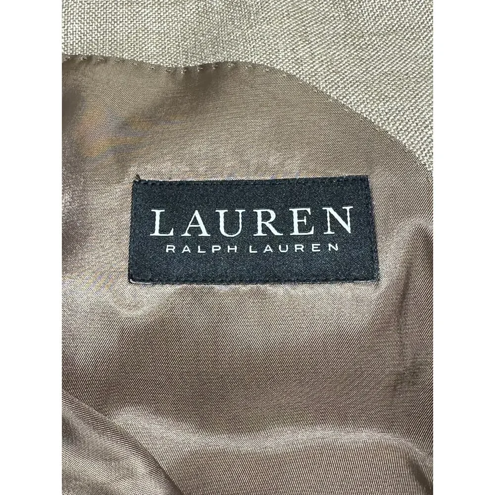 Lauren‎ Ralph Lauren Suit Jacket Mens 41R Tan Sport Coat Blazer Old Money Church