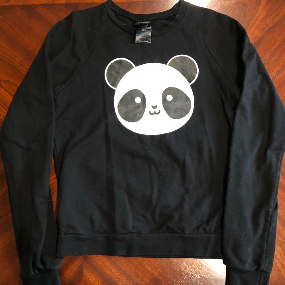 Whistle & Flute kawaii‎ panda sweatshirt size X-small