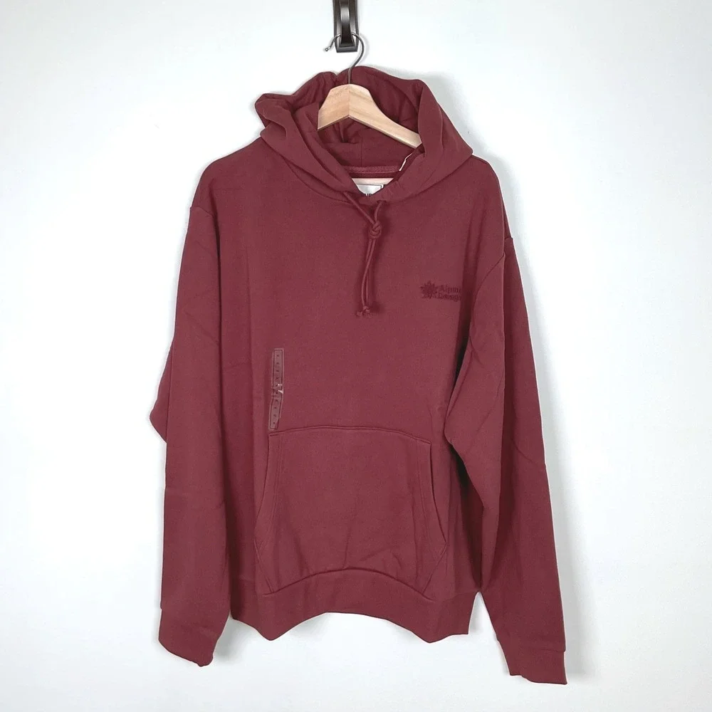 Alpine Design Mens XL Pre-Wash Hike Hoodie Dark Auburn‎ Pullover Sweatshirt NWT