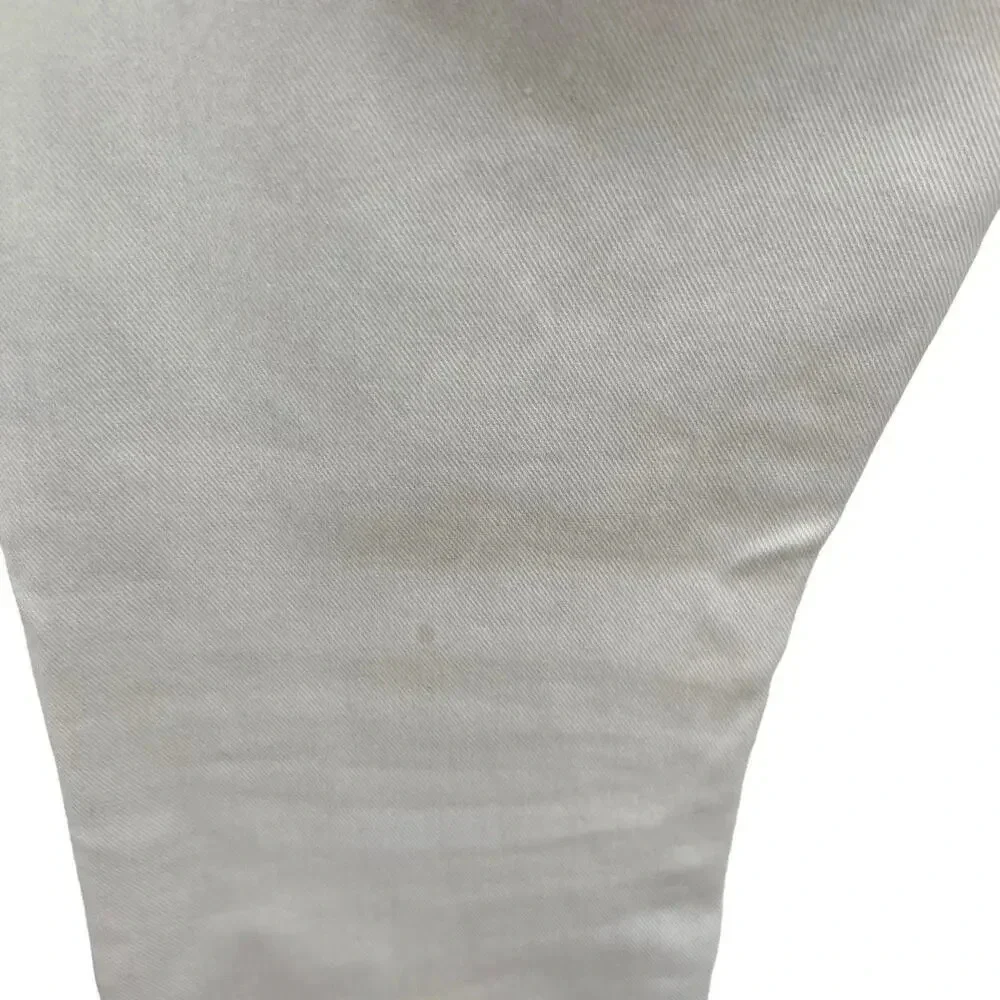 Mother Denim Looker Ankle Fray Jeans in‎ Glass Slipper White Size 26