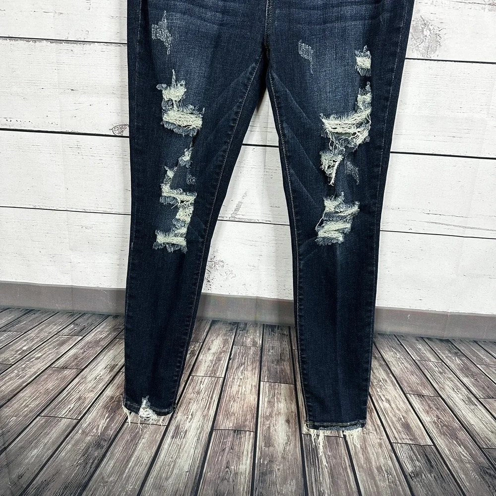 Judy Blue Jeans Womens Size 32‎ Skinny Dark Wash High Rise Comfort Stretch