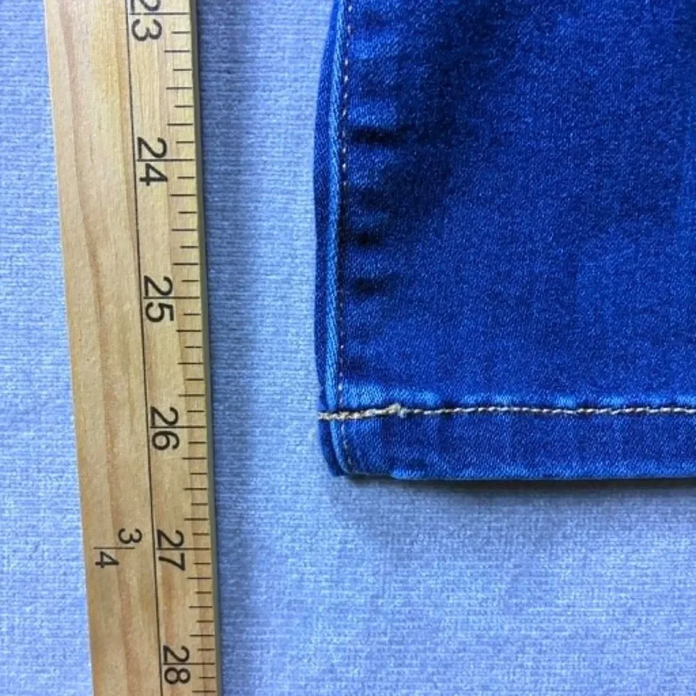 Flying Monkey Womens Skinny Jeans 29 Blue Mid Rise Stretch Modal Denim Pants