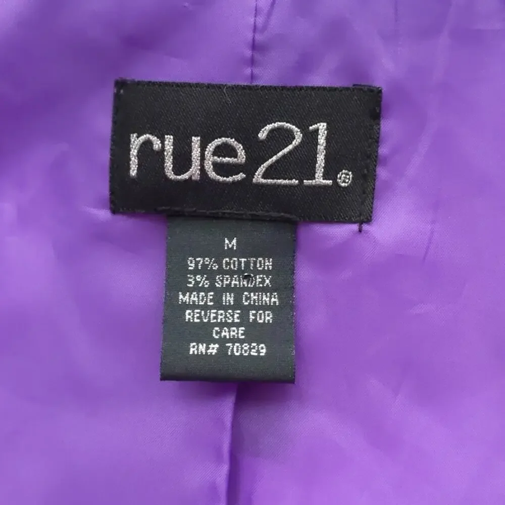 Rue21 belted zebra