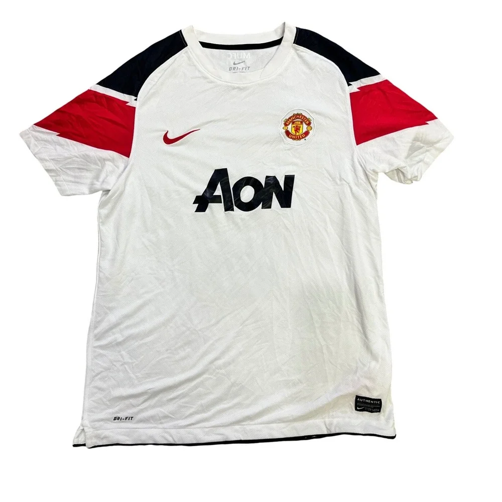 Manchester United Nike Authentic Jersey Youth XL AON Dri-Fit‎ Soccer