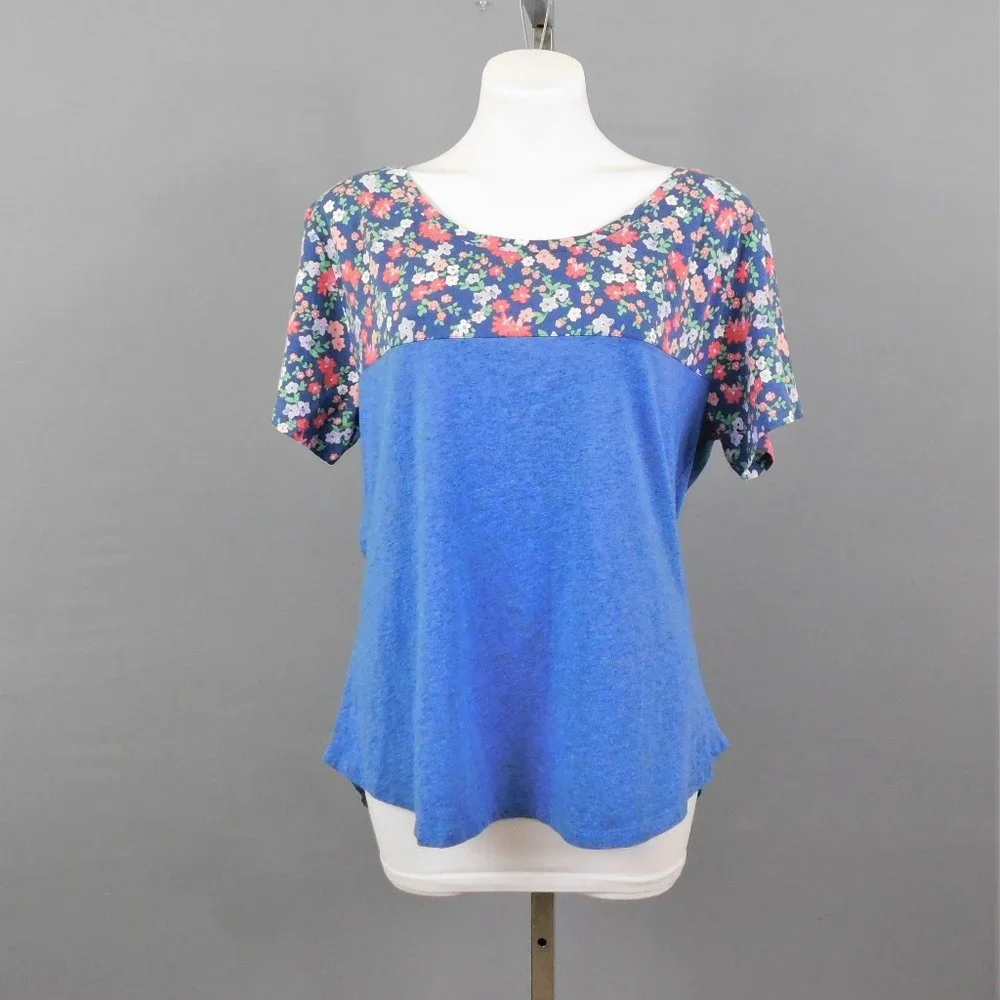 Sleep Sense Women Sleepwear Shirt‎ Blue L