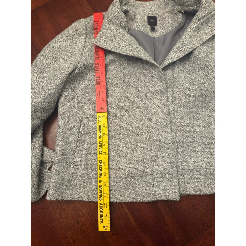 Rafaella‎ Gray Tweed Women's Coat Size Large Petite