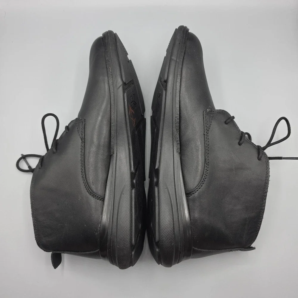Kuru Aalto Chukka Boots Mens 8 Black Leather Comfort Supportive‎