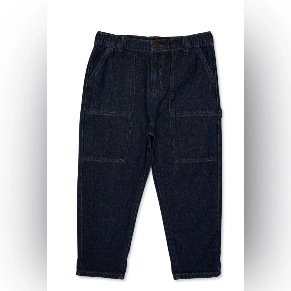 🔴 3/$12 Boys Dark Wash Blue Jeans! NWT. Size 6.‎