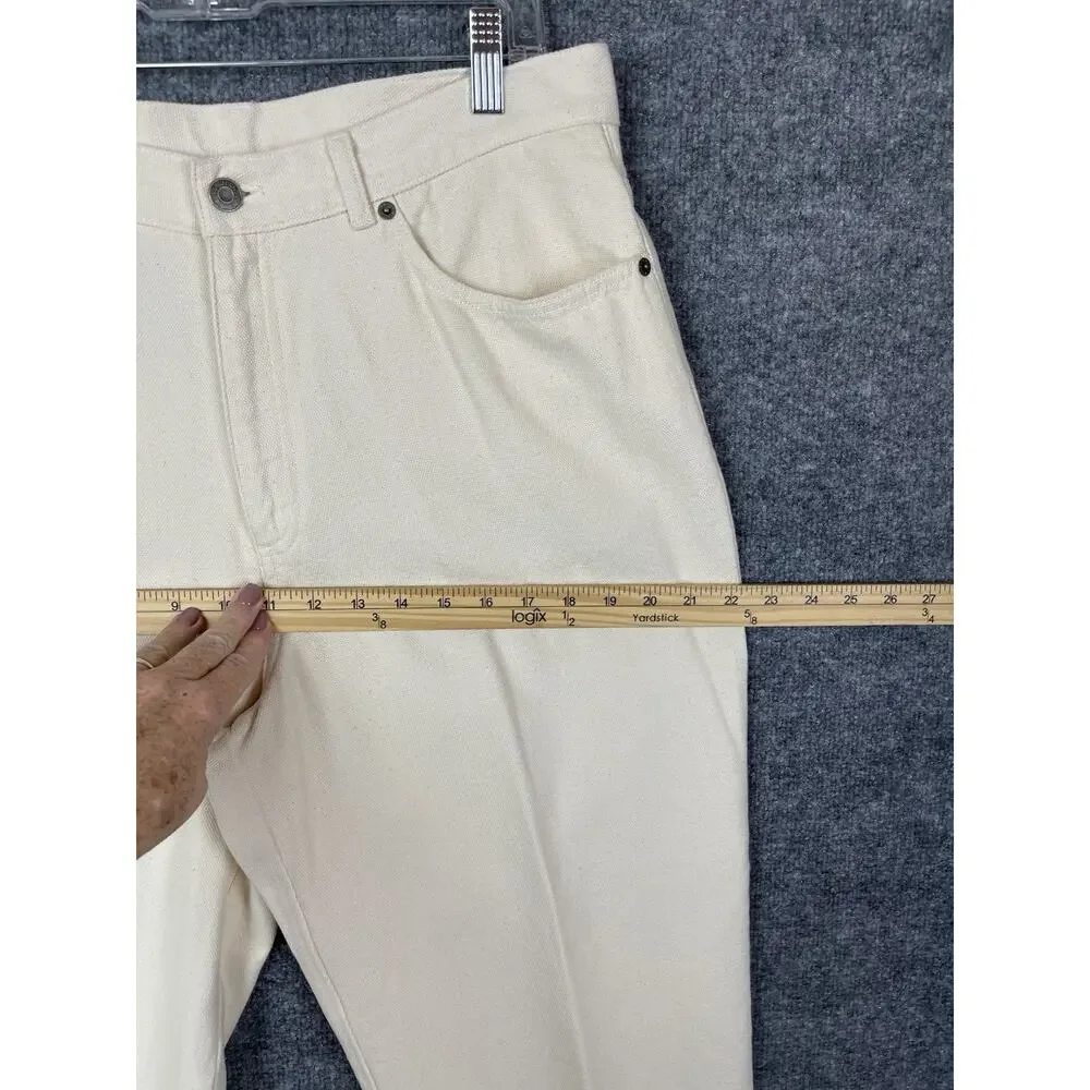 Lauren Jeans Co.‎ Women's Size 14 Cream Off Ivory Relaxed Ankle