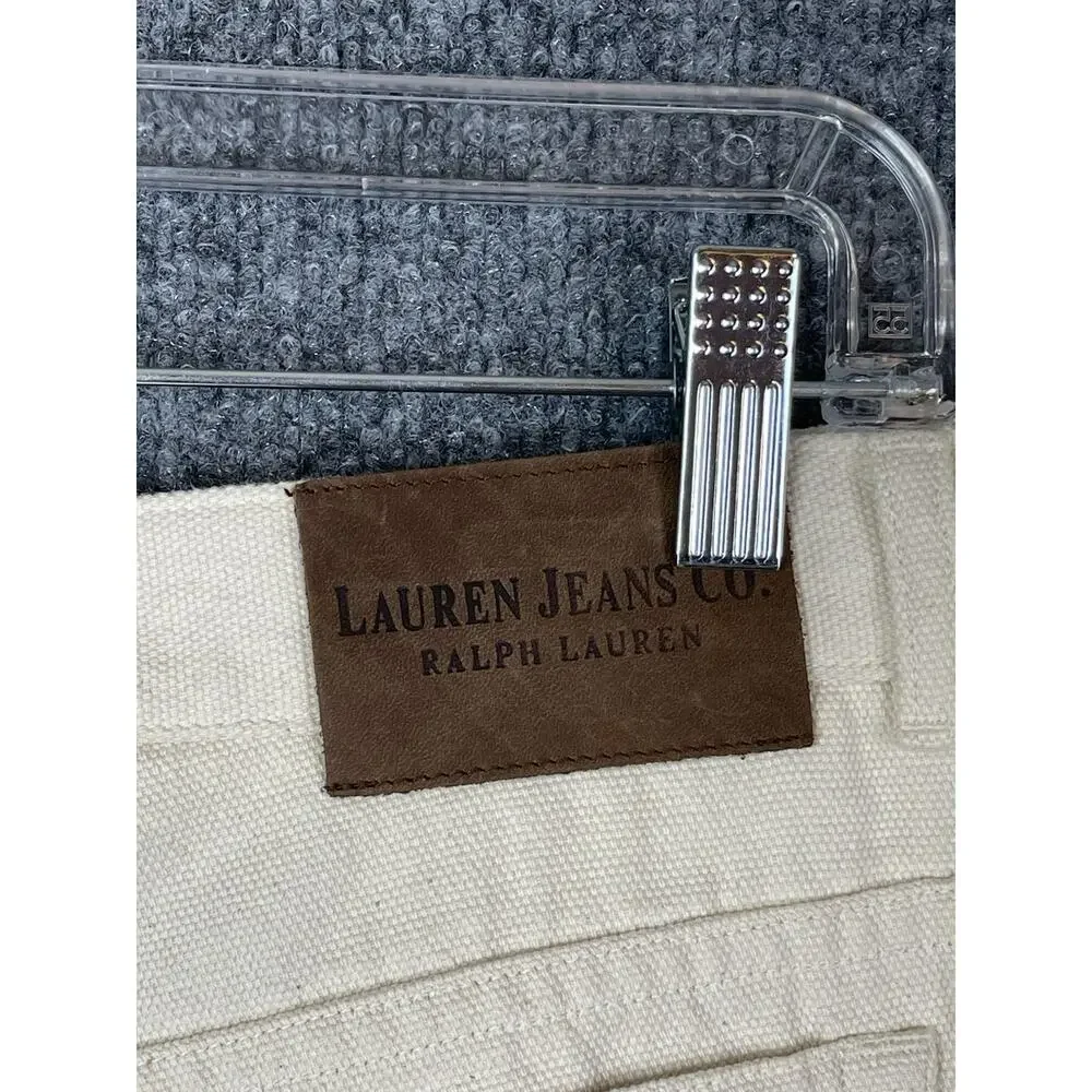 Lauren Jeans Co.‎ Women's Size 14 Cream Off Ivory Relaxed Ankle