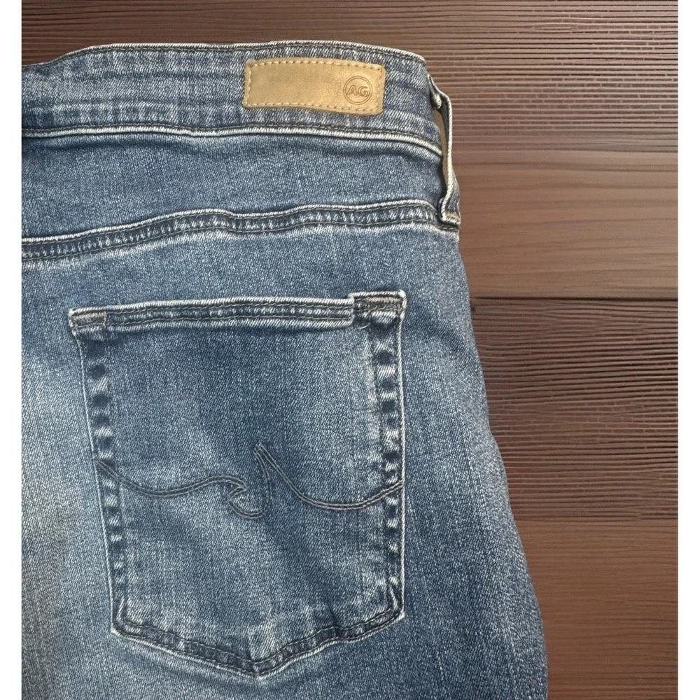 AG Adriano Goldschmied Jeans Sz 32 Womens High Rise Stevie‎ Ankle Anthropologie