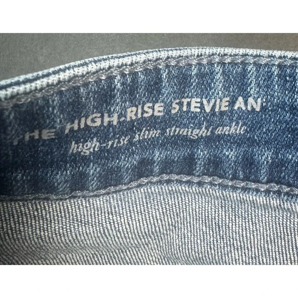 AG Adriano Goldschmied Jeans Sz 32 Womens High Rise Stevie‎ Ankle Anthropologie