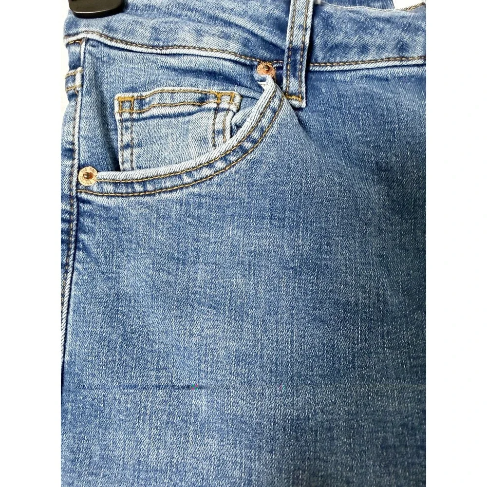 BDG Urban Outfitters Y2K Flare Jeans Women's 32x27 Medium Wash Stretch Denim