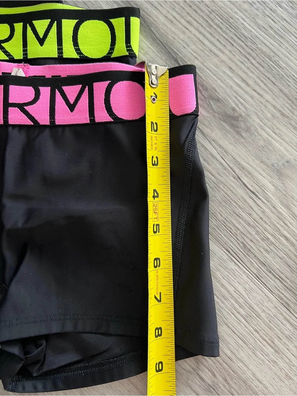 Under Armour HeatGear Compression Shorts Bundle 3 Pairs XS Black Pink Volt
