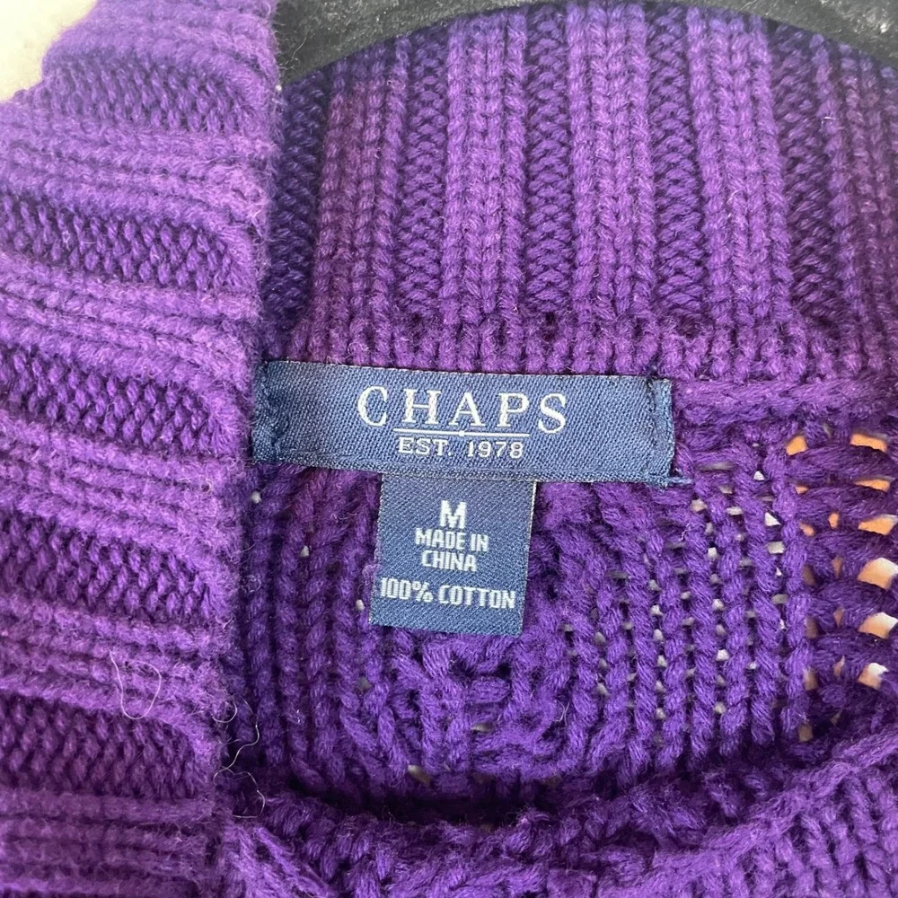 Chaps vibrant purple