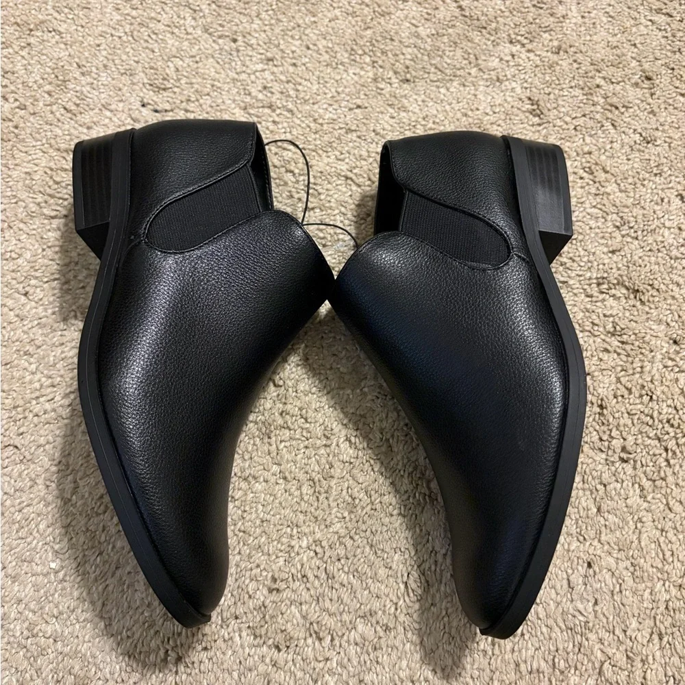 Kensie Women's Short Ankle Boot Black‎ Minimalist Vegan Leather Casual Classy
