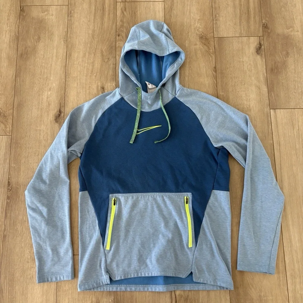 Nike Therma Fit Pullover Training Hoodie - DD2112 Men's - Medium Blue
