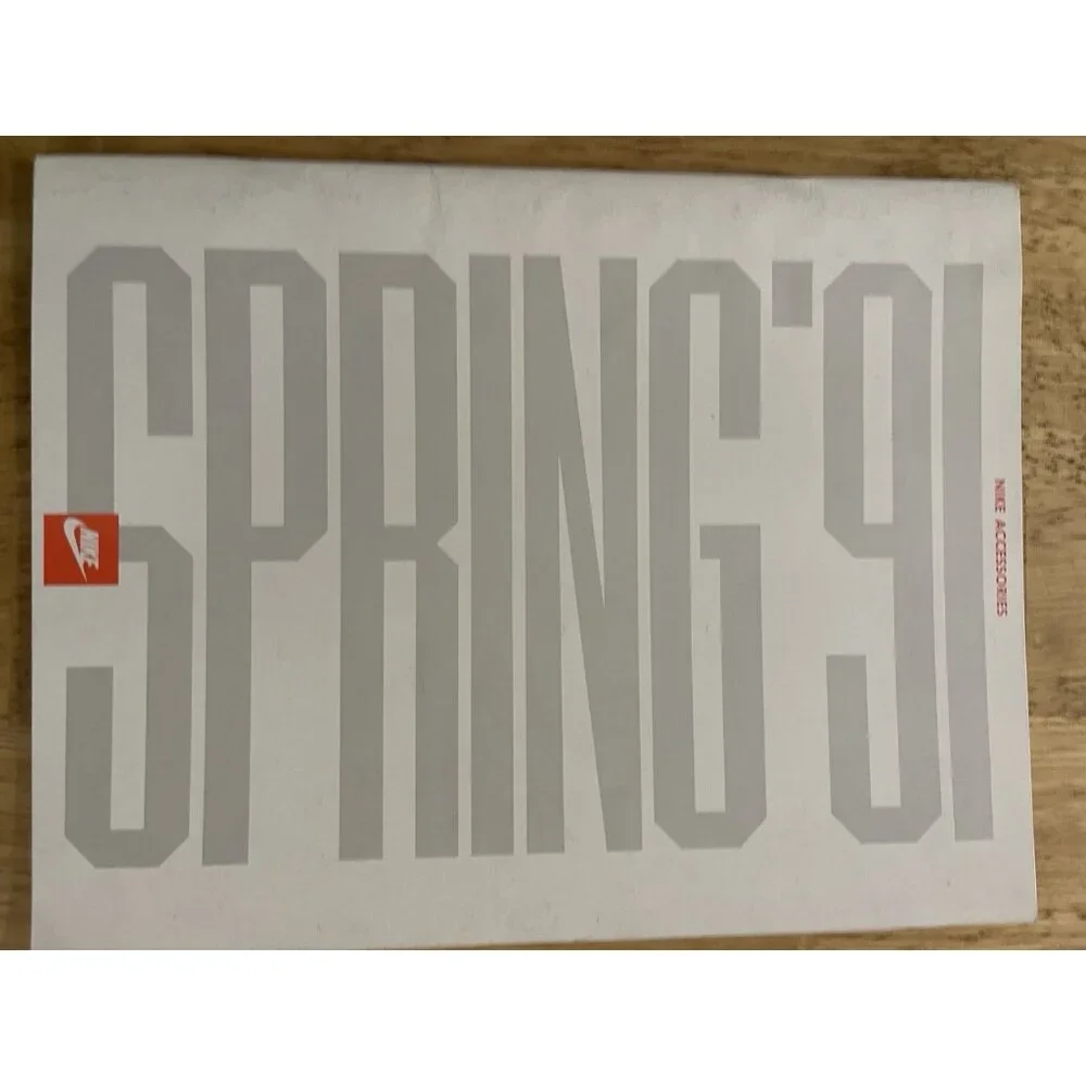 Vintage NIKE Catalog 1991 Spring‎ Accessories Hats Bags Socks Jordan