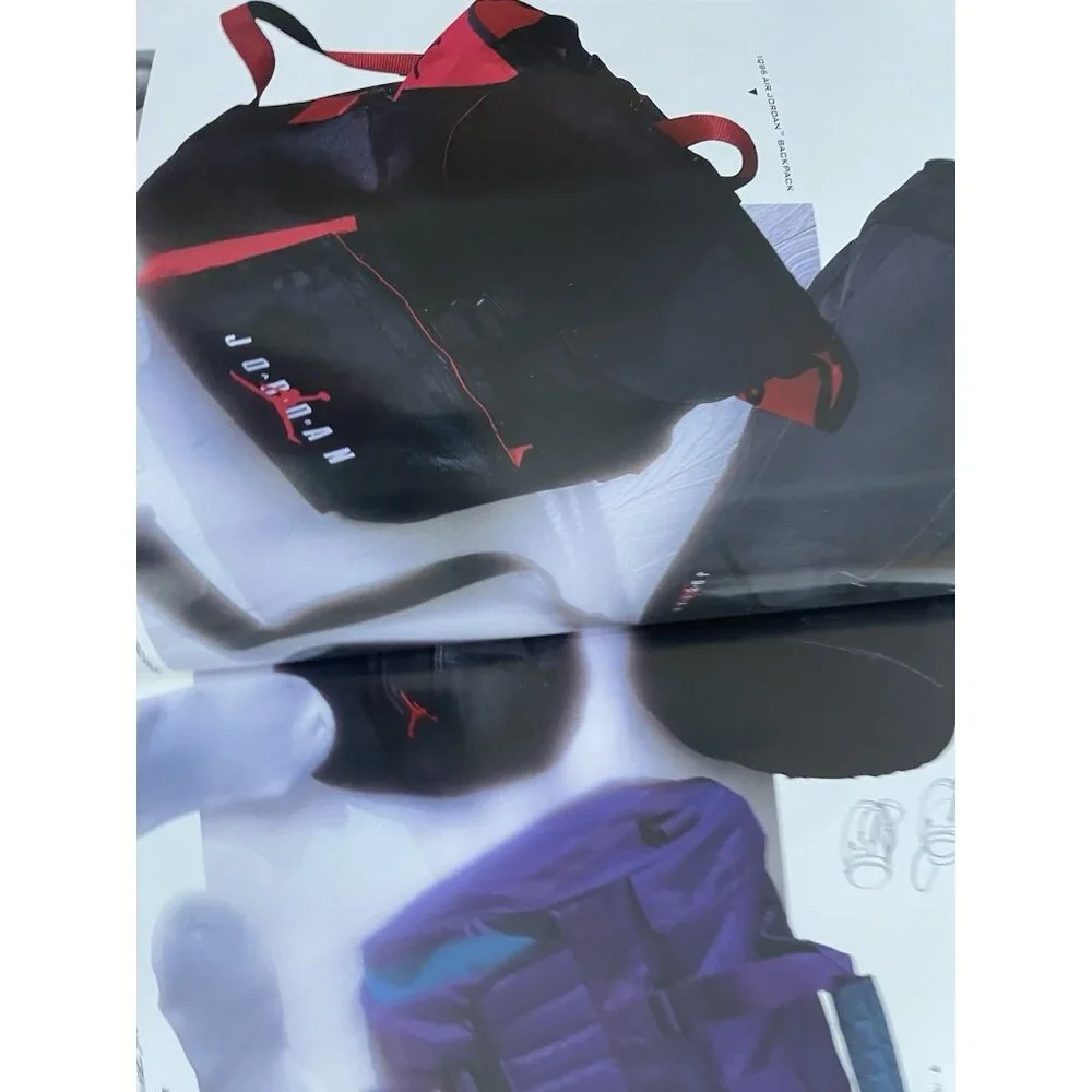 Vintage NIKE Catalog 1991 Spring‎ Accessories Hats Bags Socks Jordan