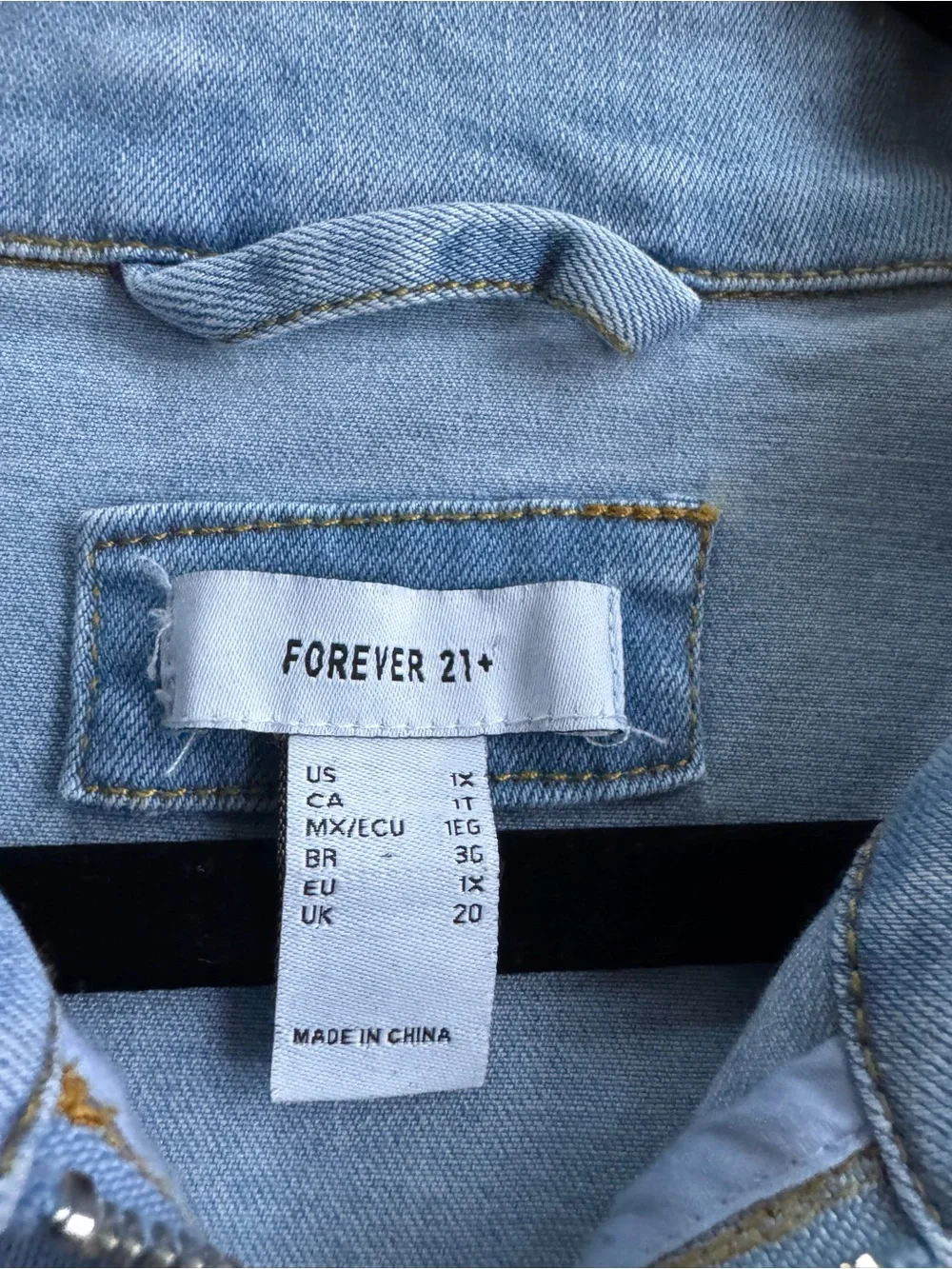 Forever 21 lightwash blue