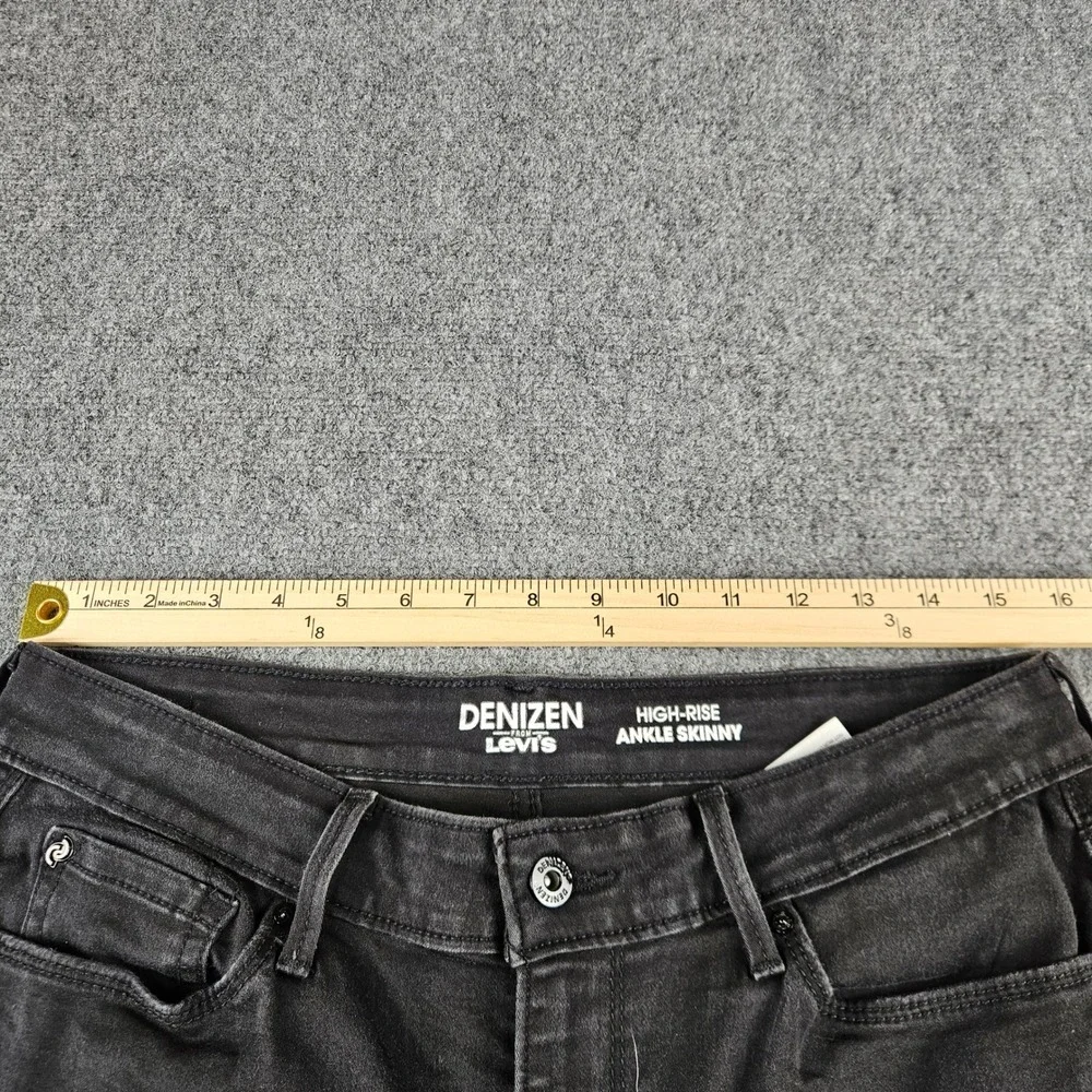 Denizen‎ from Levis High Rise Ankle Skinny Jeans Black 14S 32x30 558740001
