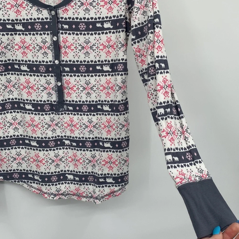 Victoria’s Secret Polar Bear Thermal Pajama Top