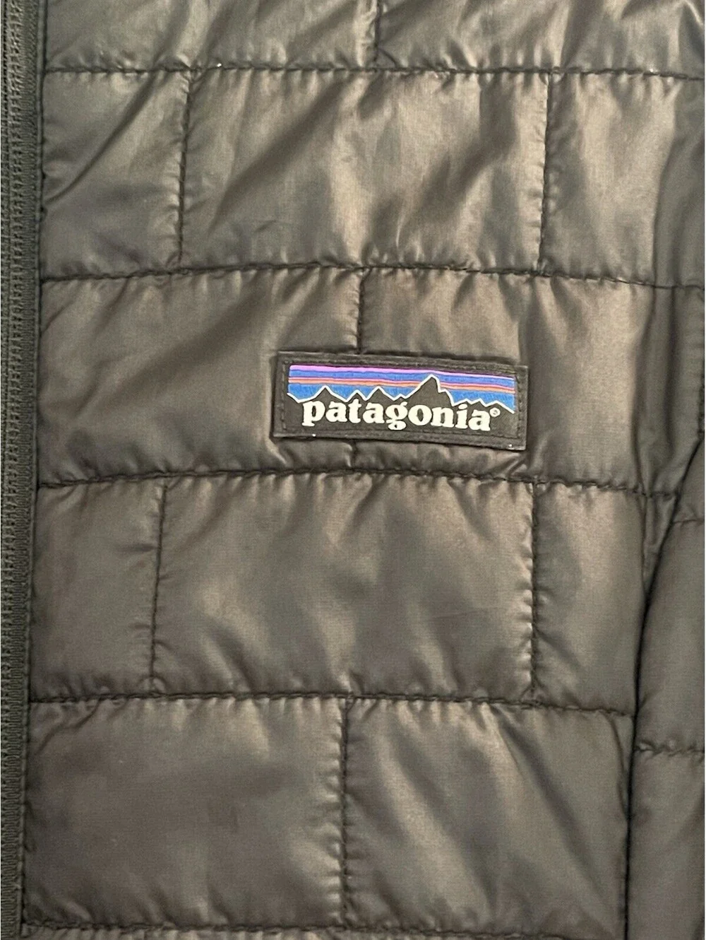 Patagonia Womens Nano Puff Parka Jacket Black Quilted Insulated Coat STY26870