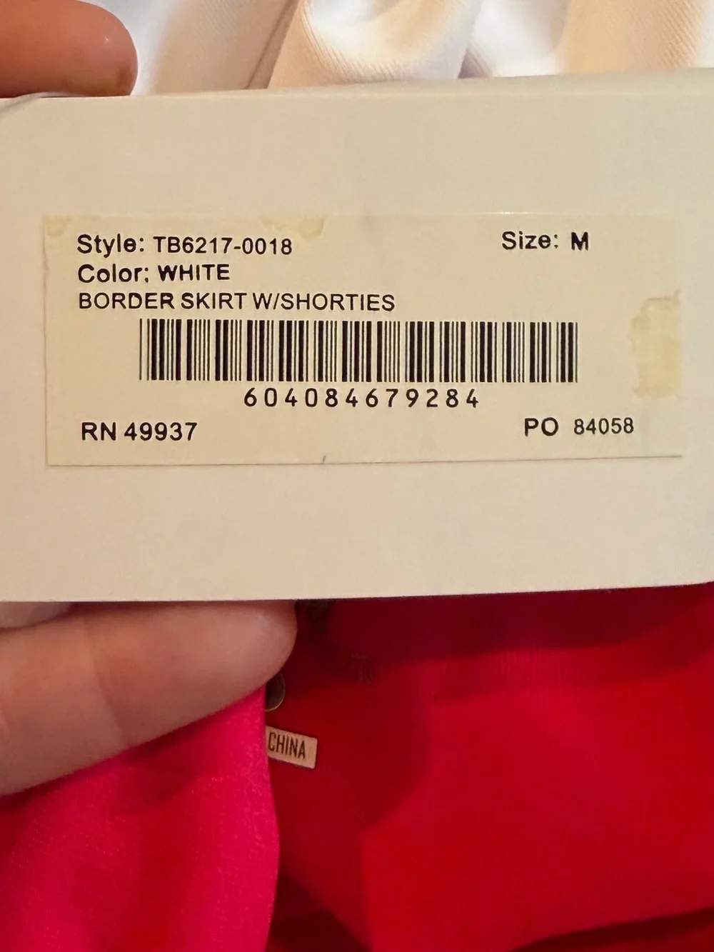 NWT TAIL Athletic Skirt Size Medium /Shorties Pickleball Errands Sporty Chic New