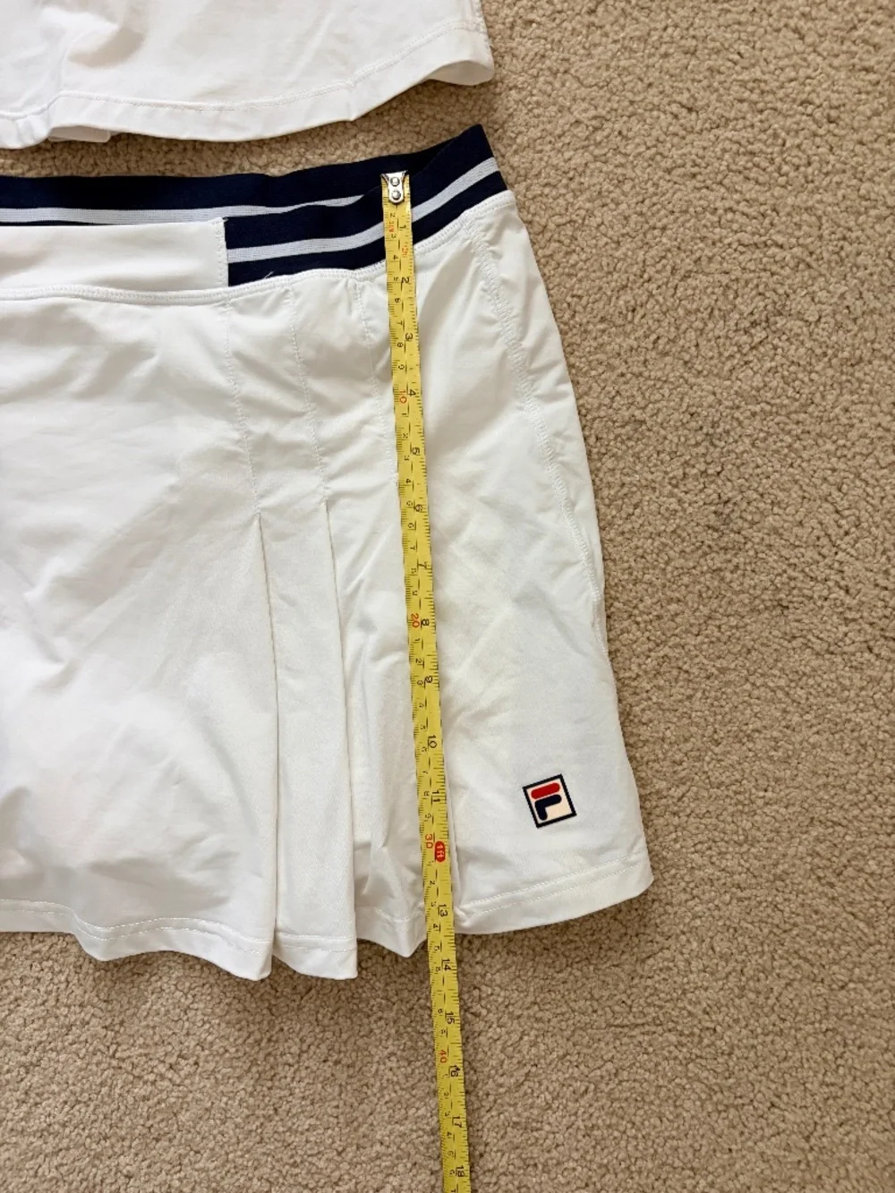 Women's FILA matching tennis tank and skort size M