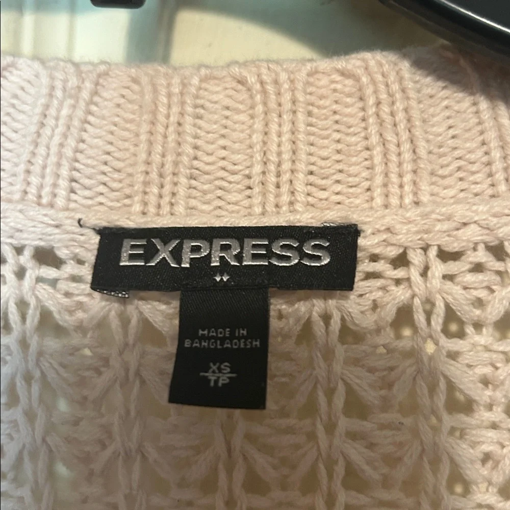 Express cardigan size
