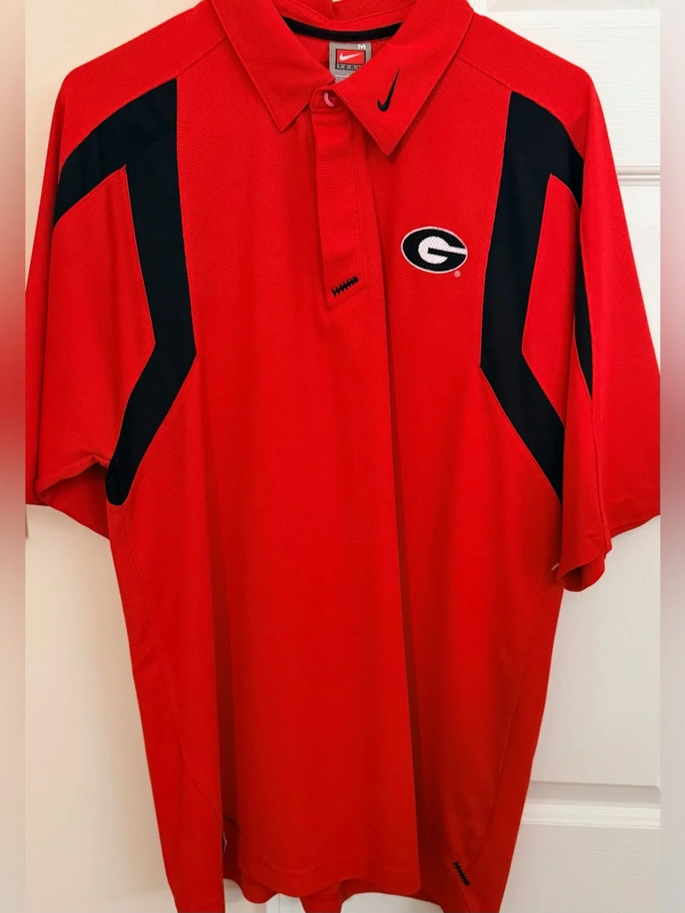 Nike Fit Dry UGA Themed Multicolor Men’s M‎ Short Sleeve Polo Shirt