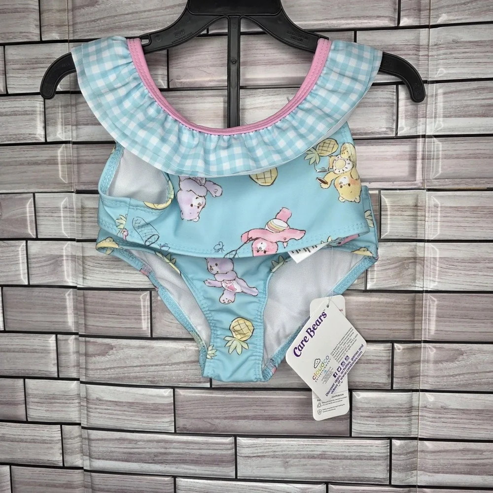 New Care Bears 2T Baby's Swimwear Bikini UPF 50+ Toddle Summer Wear Bathing Suit