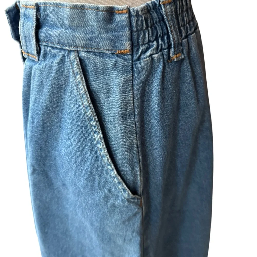 Y2K‎ Liz Claiborne Lizwear Front Button Down Denim Skirt w/Hip Pockets